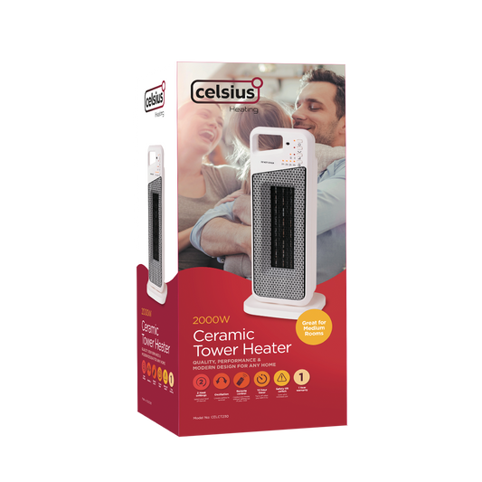 2000W Ceramic Tower Heater- CELCT230