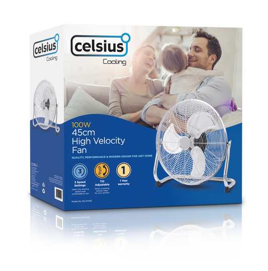 45cm High Velocity Fan- CELHV145